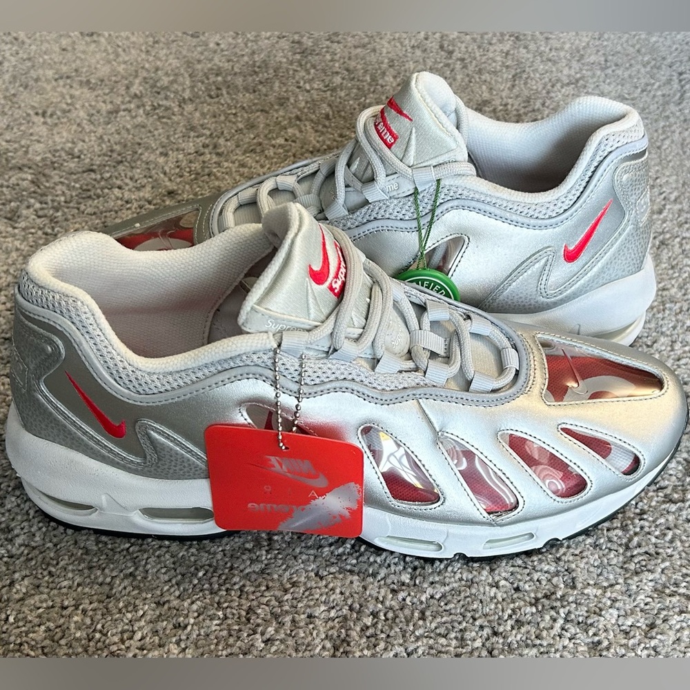 NIKE AIR MAX 96 METALLIC SILVER SUPREMES- BRAND NEW!